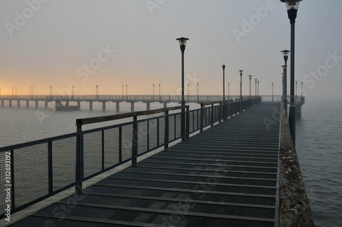 Parana river at dawn