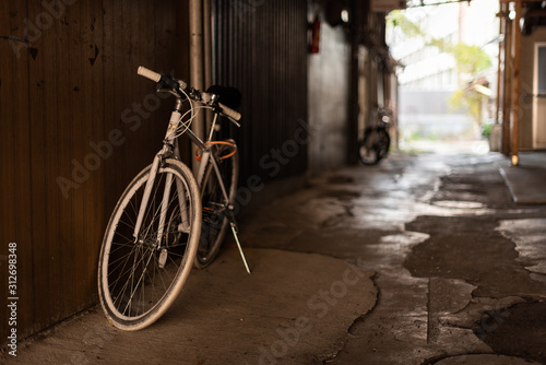 自転車のある風景