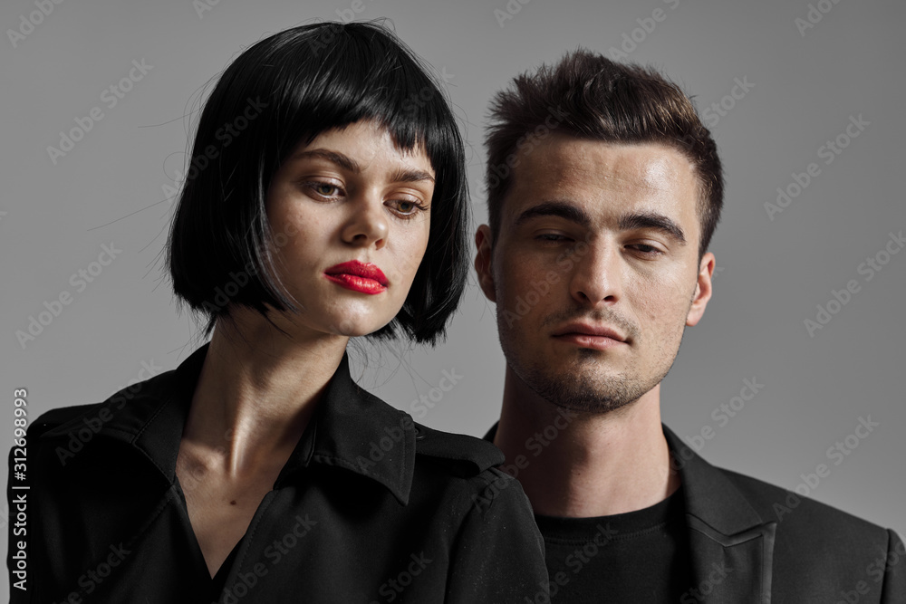 portrait of young couple