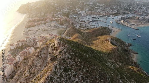 Cabo aerial Mount Solmar and lovers beach and resorts Mavic 2 zoom 48 mm lens photo