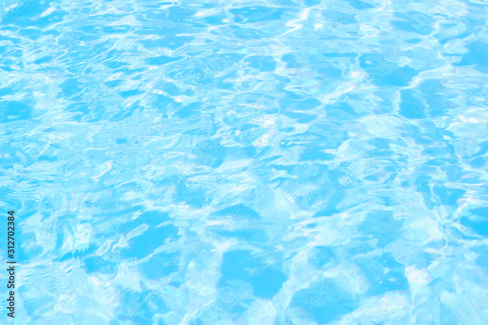 The beautiful and bright blue Ripple in swimming pool. The beautiful and bright blue Ripple in swimming pool.