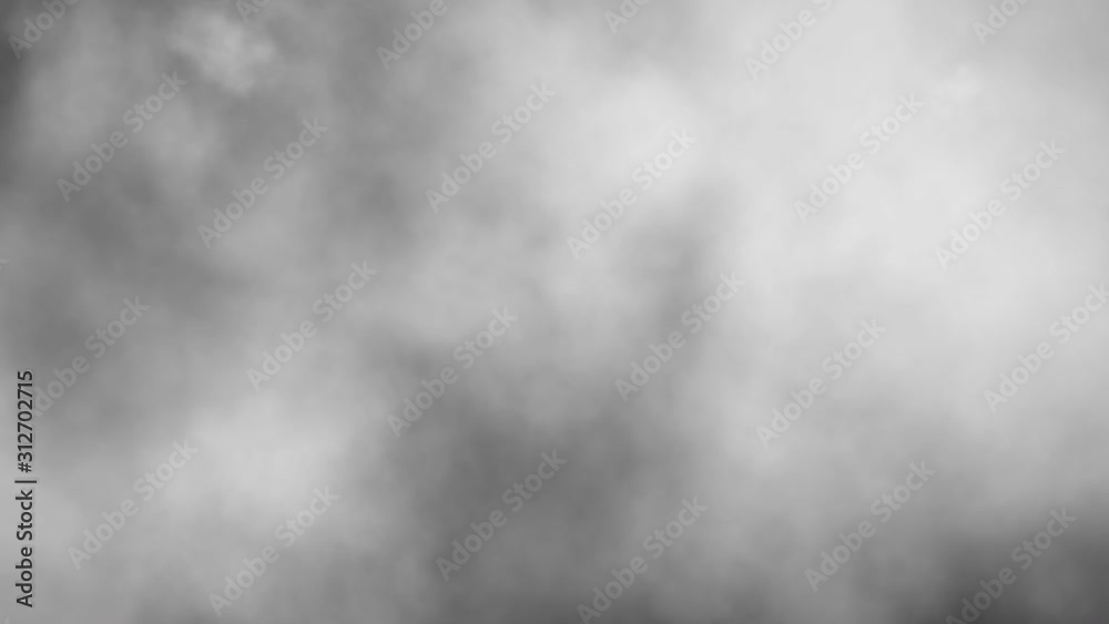 Stock 4k: Scenic aerial view from airplane window of moving flying inside white clouds. Royalty high-quality free best stock front view of plane fly high in the blue sky through the fluffy clouds ahea