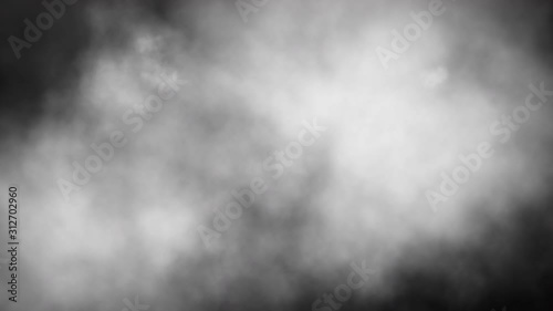 Stock 4k: Scenic aerial view from airplane window of moving flying inside white clouds. Royalty high-quality free best stock front view of plane fly high in the blue sky through the fluffy clouds ahea