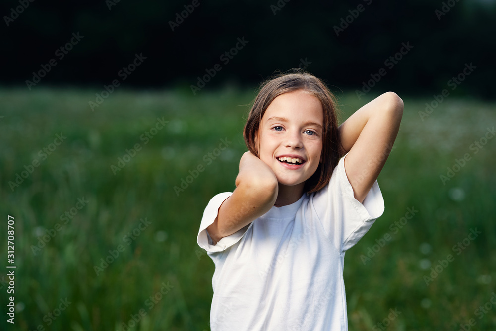 portrait of a girl in park portrait of a girl in park