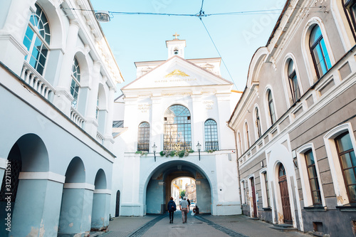 Gate of Dawn at old town in Vilnius, Lithuania