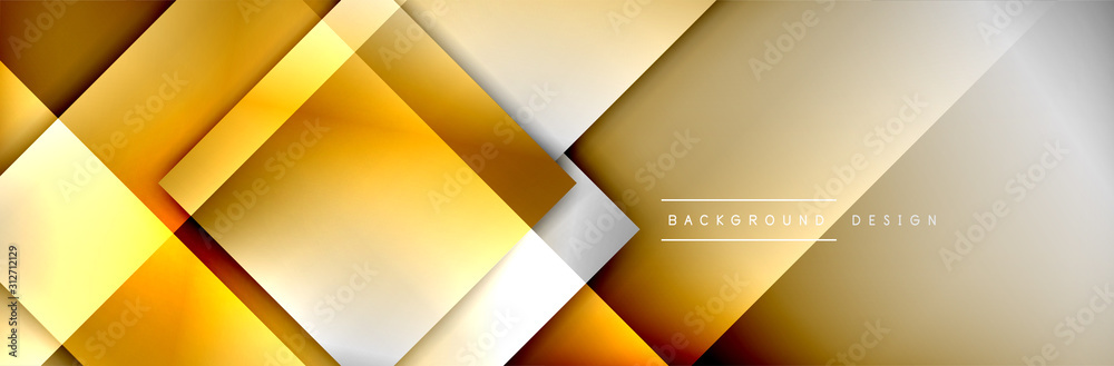 Square shapes composition geometric abstract background. 3D shadow effects and fluid gradients. Modern overlapping forms Square shapes composition geometric abstract background. 3D shadow effects and fluid gradients. Modern overlapping forms