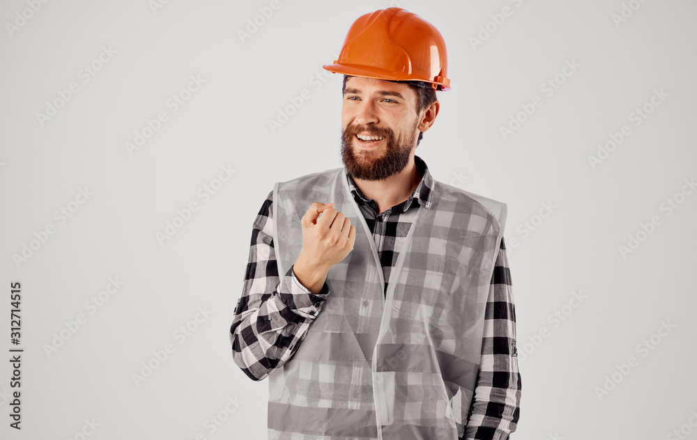 portrait of construction worker portrait of construction worker