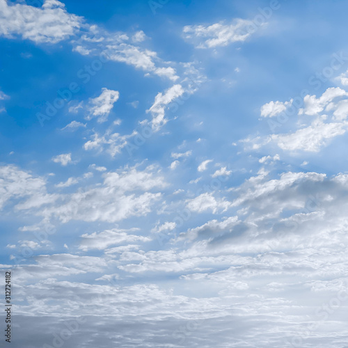 Blue sky with cloud