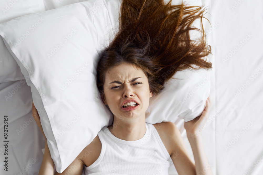 young woman in bed young woman in bed