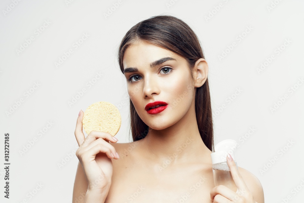portrait of young woman with cake portrait of young woman with cake