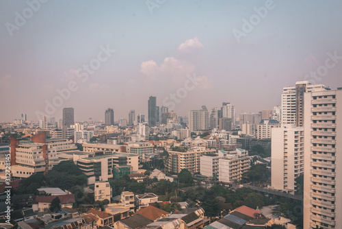 Cityscape view in Bangkok  Thailand