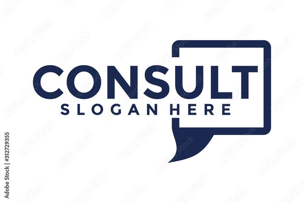 Consulting agency logo, Consult logo Template, Consult logo icon vector Consulting agency logo, Consult logo Template, Consult logo icon vector
