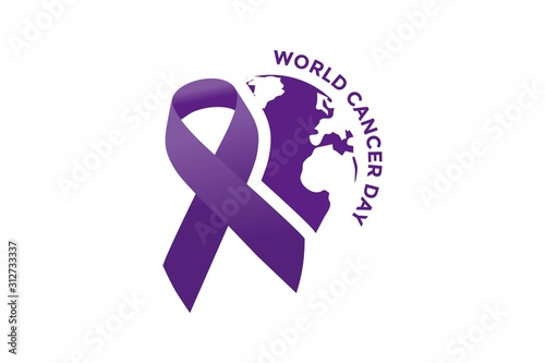 world cancer day, cancer, card, care, february, 4th, abstract, awareness, background, banner, campaign, cancer ribbon, charity, concept, day, design, disease, element, fight, flat, graphic, health, he