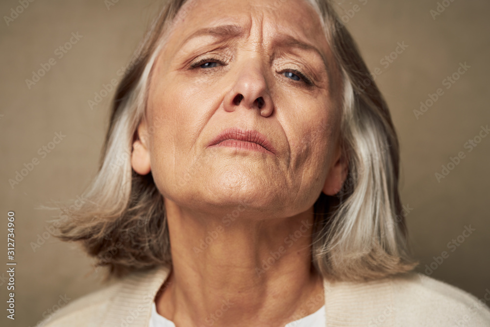 portrait of senior woman portrait of senior woman