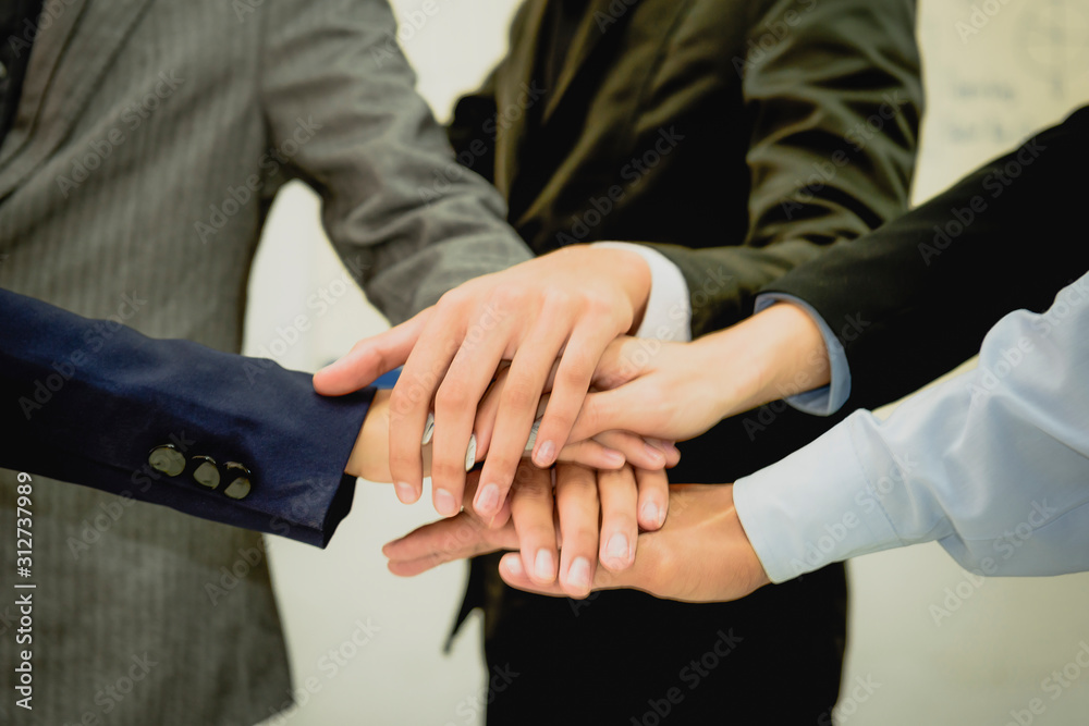 Close up of a business person's handshake. Close up of a business person's handshake.