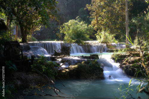 waterfalls in laos