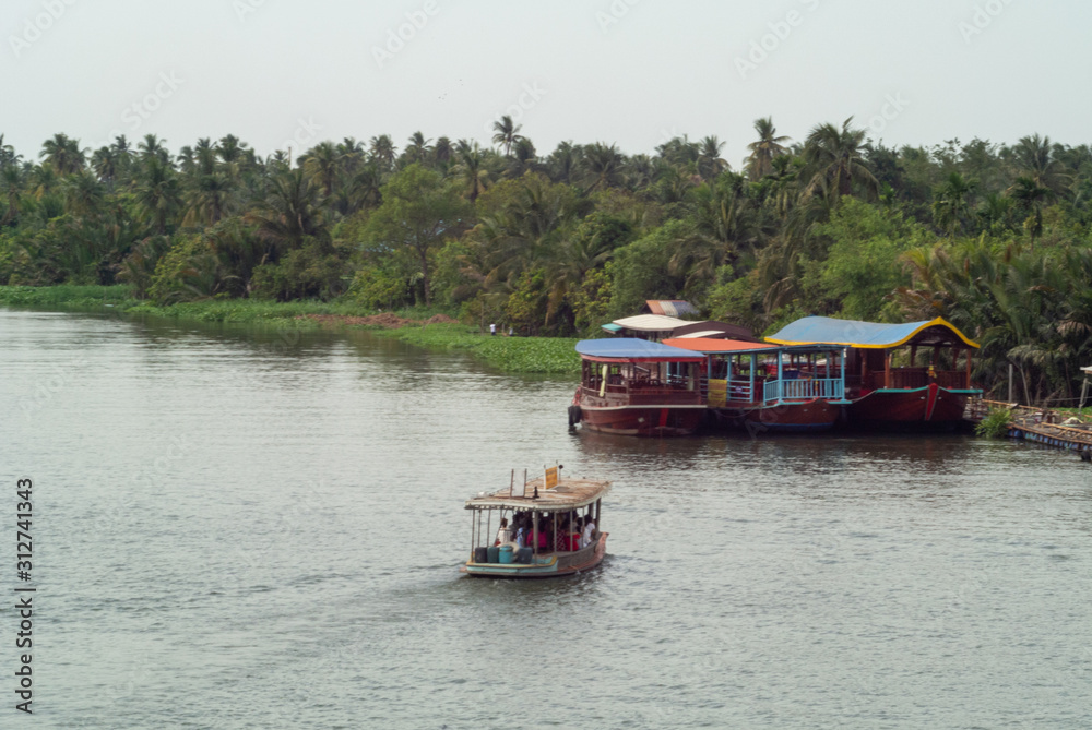 boat on the river