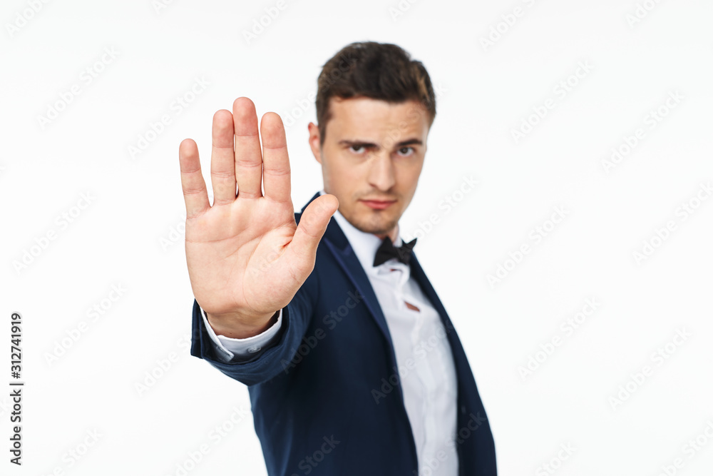 business man with thumbs up business man with thumbs up