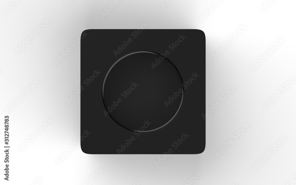 Empty box With Transparent Window mock-up template. Good for packaging design. 3d illustration Empty box With Transparent Window mock-up template. Good for packaging design. 3d illustration