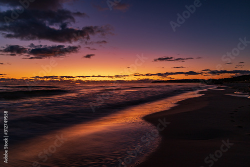 Sonnenaufgang am Strand von Baabe © Manuela