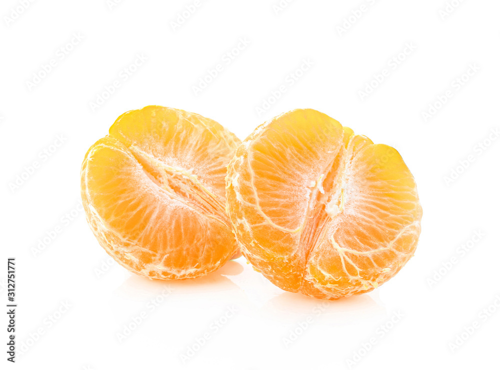 Mandarin orange isolated on white background Mandarin orange isolated on white background
