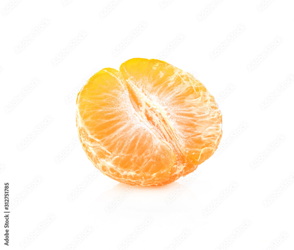 Mandarin orange isolated on white background Mandarin orange isolated on white background