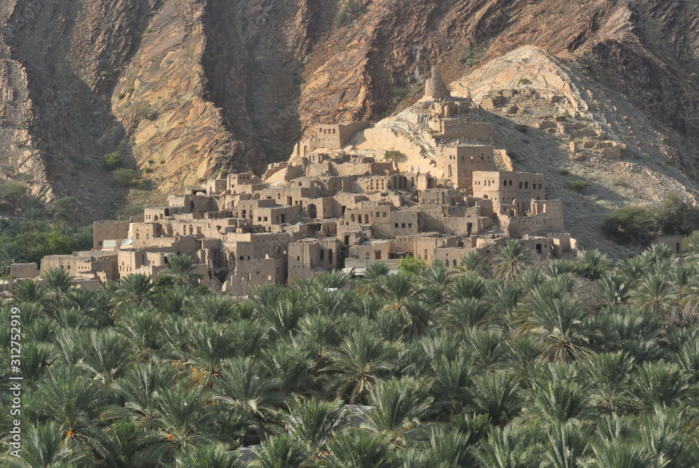 Wadi Ghul in sultanate Oman