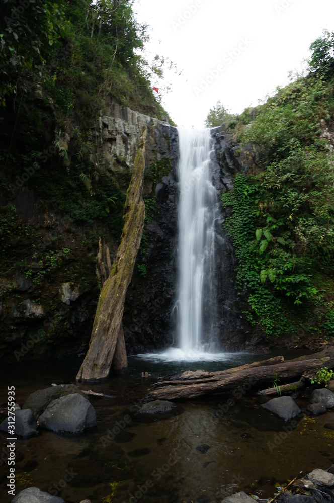 Rayap Waterfall is a beautiful place to visit with water coming from mountain sources Rayap Waterfall is a beautiful place to visit with water coming from mountain sources