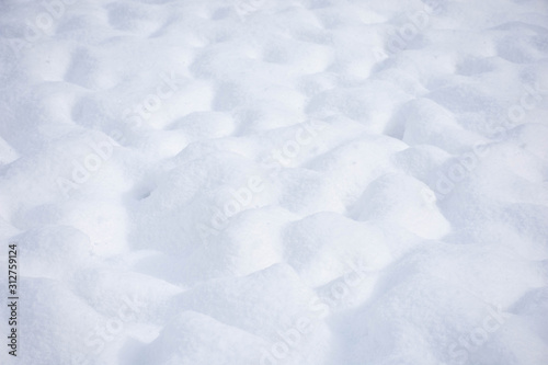 Background of fresh snow texture.