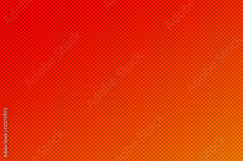 Lush lava Gradient with dots background color template, trend color of 2020.