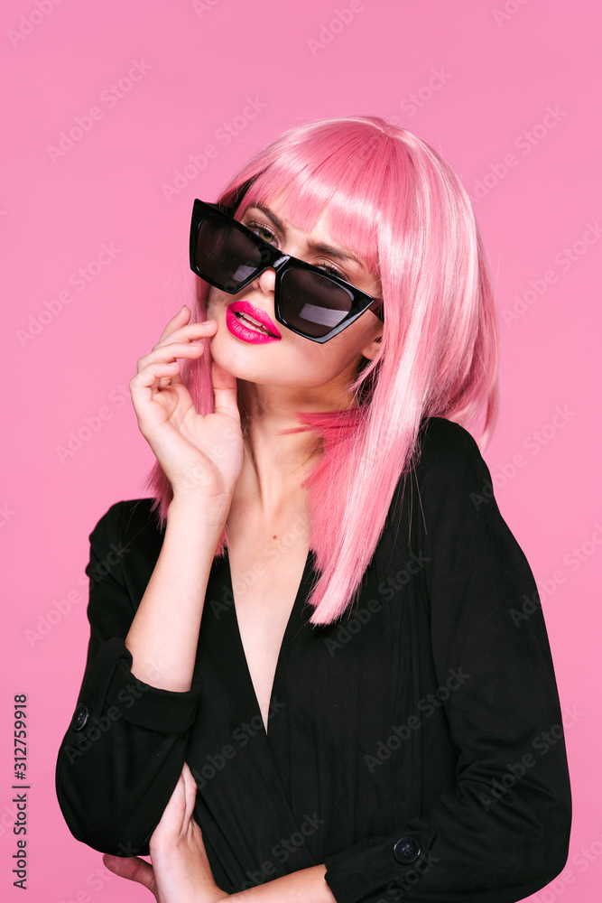 portrait of young woman in glasses