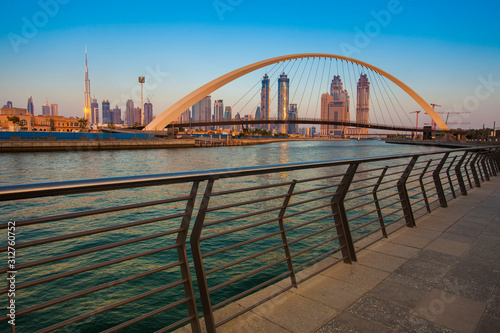 Dubai city skyline in the daylight