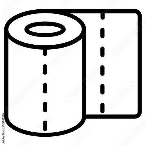disposeable toiletry paper Vector Icon personal hygiene design