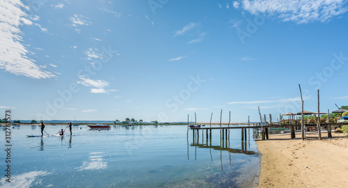 Canvas Print CAP FERRET (Bassin d'Arcachon, France), la plage du Mimbeau