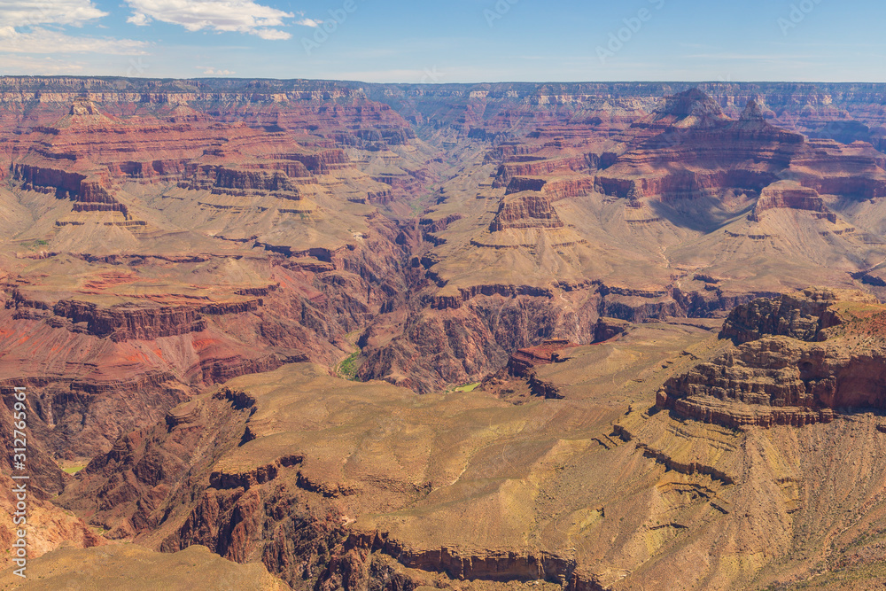 Grand Canyon view from South Rim, Arizona, USA.