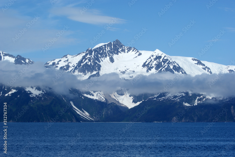 view of a mountain in Alaska
