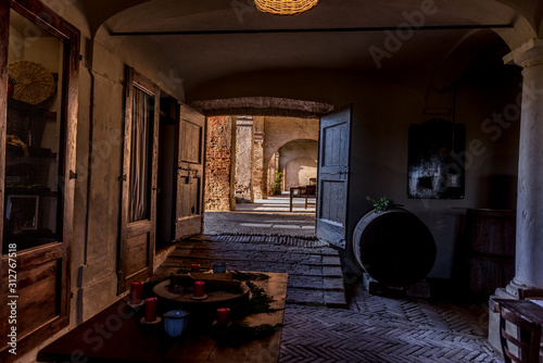 novecento, corte degli angeli , set film, roncole, strade piacentine, campagna, emilia photo