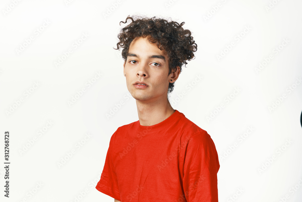 portrait of a boy with long hair portrait of a boy with long hair