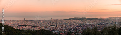 Photography sunrise in the city