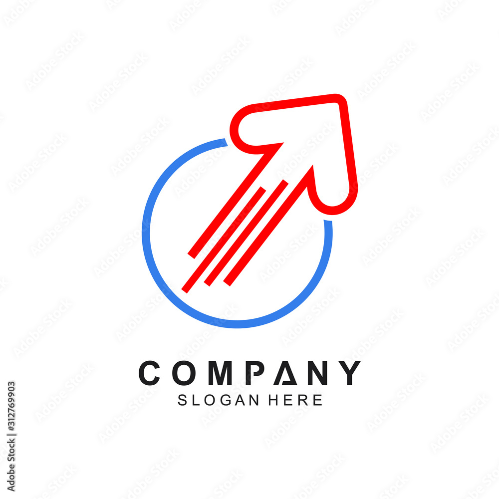 Fast Arrow Logo design Vector Fast Arrow Logo design Vector