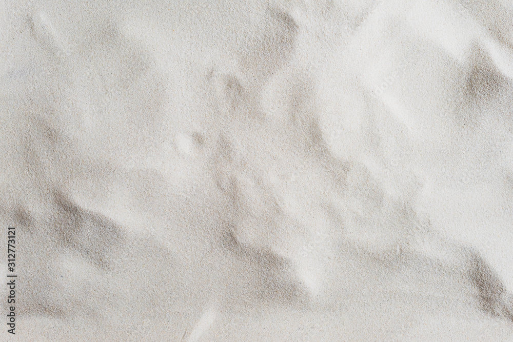Seamless white sand background. Beach. Close-up - obrazy, fototapety, plakaty 