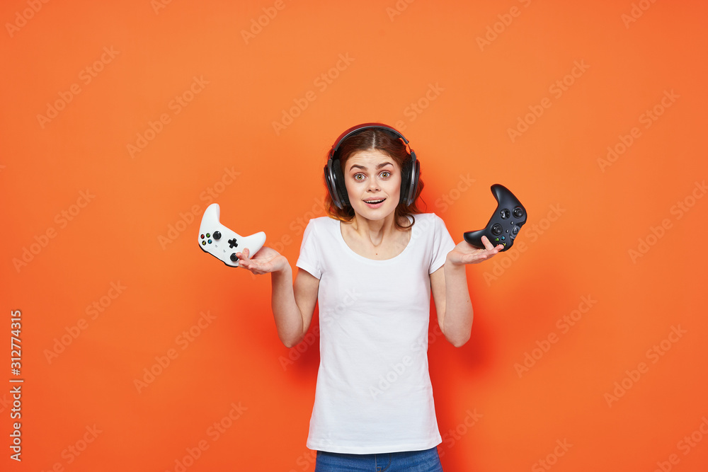 woman with dumbbells