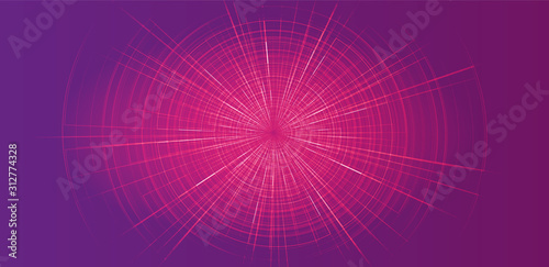 Pink Futuristic Hyperspace speed motion on future Technology background,warp and expanding movement concept,vector Illustration.