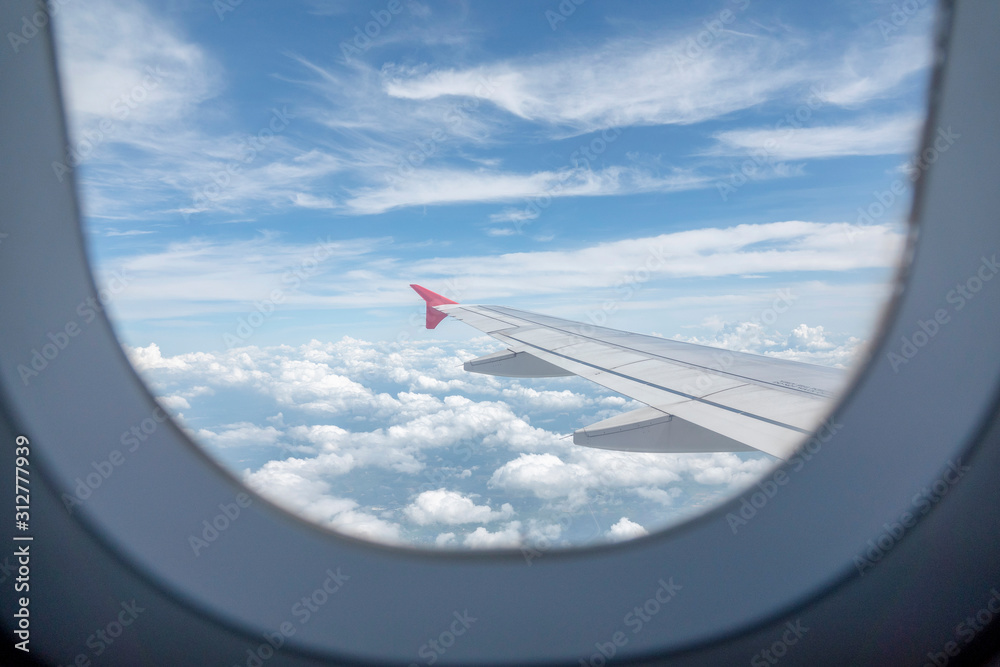 view from window of airplane view from window of airplane
