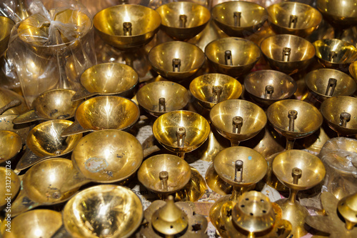 Brass Lamps for sell to decorate houses on Diwali