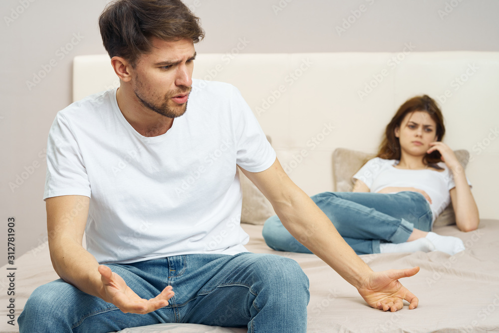 couple using digital tablet at home couple using digital tablet at home
