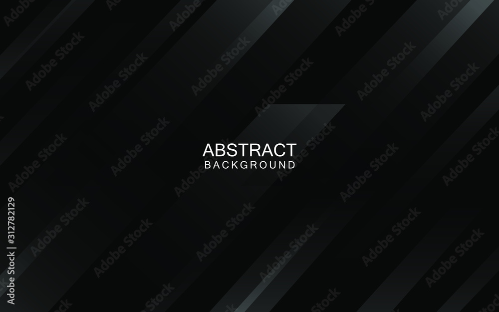 Obraz premium Black Abstract Geometric Background. Modern Shape Concept