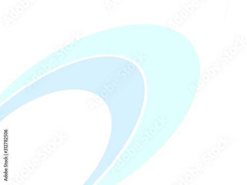 light one of circle blue wave background