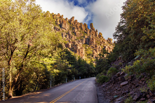 Bonita Canyon Drive in Chiricahua National Monument, Arizona