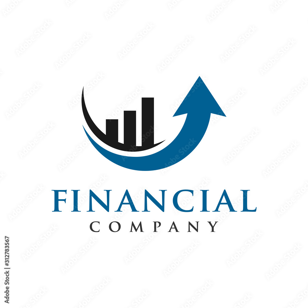 Obraz premium marketing and financial business logo
